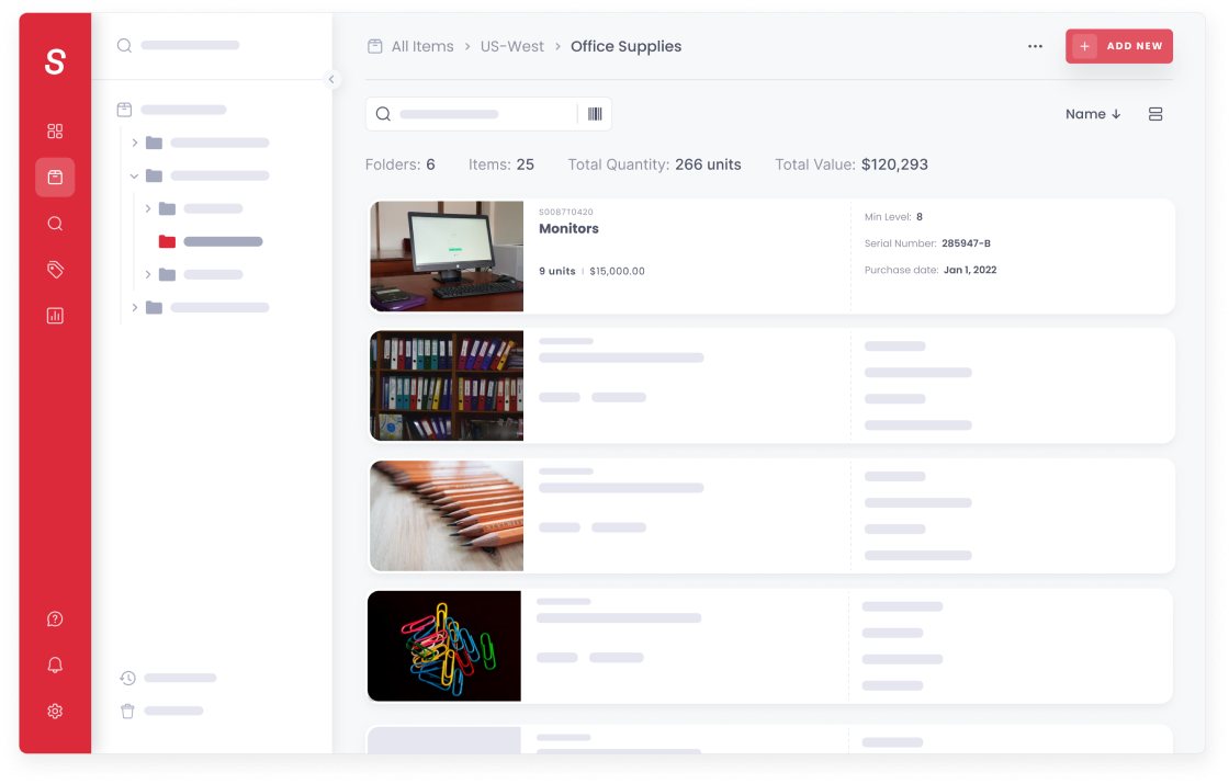 Sortly Inventory Software