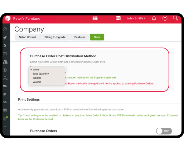 Unleashed Inventory Software