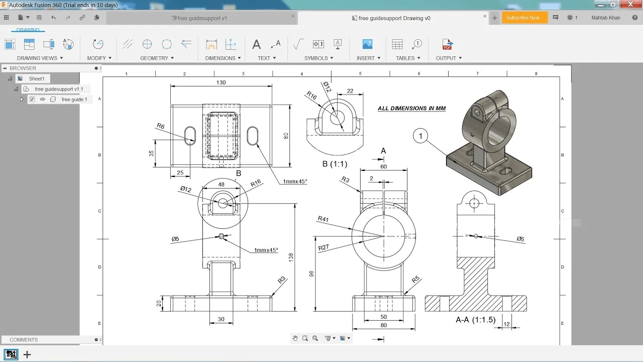  Fusion 360 CAD Software