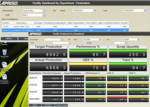 Apriso FlexNet MES Tool