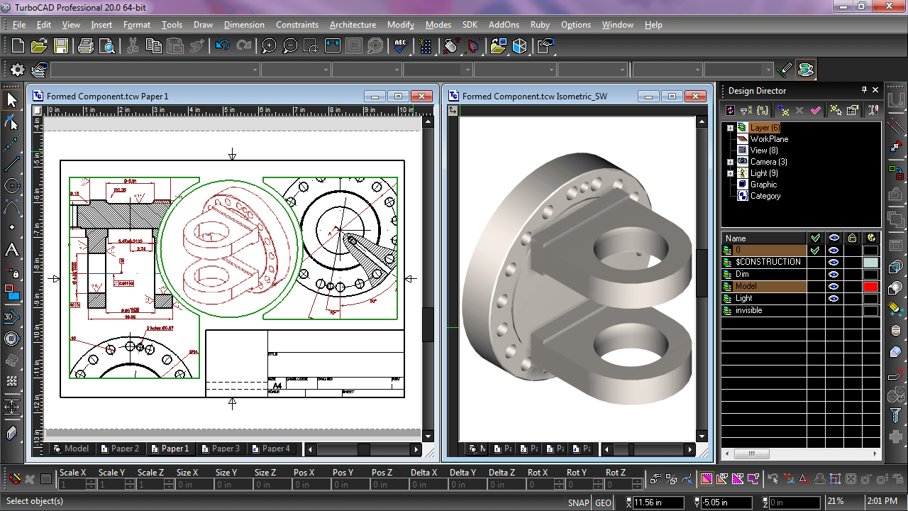 TurboCAD CAD Software