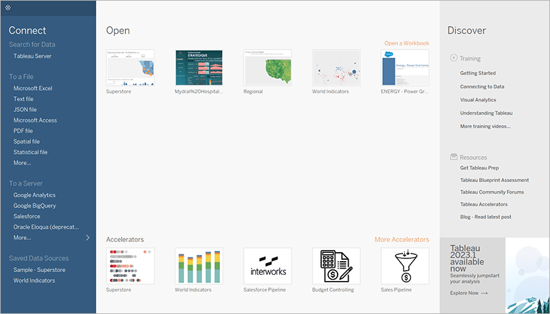 Tableau BI tools