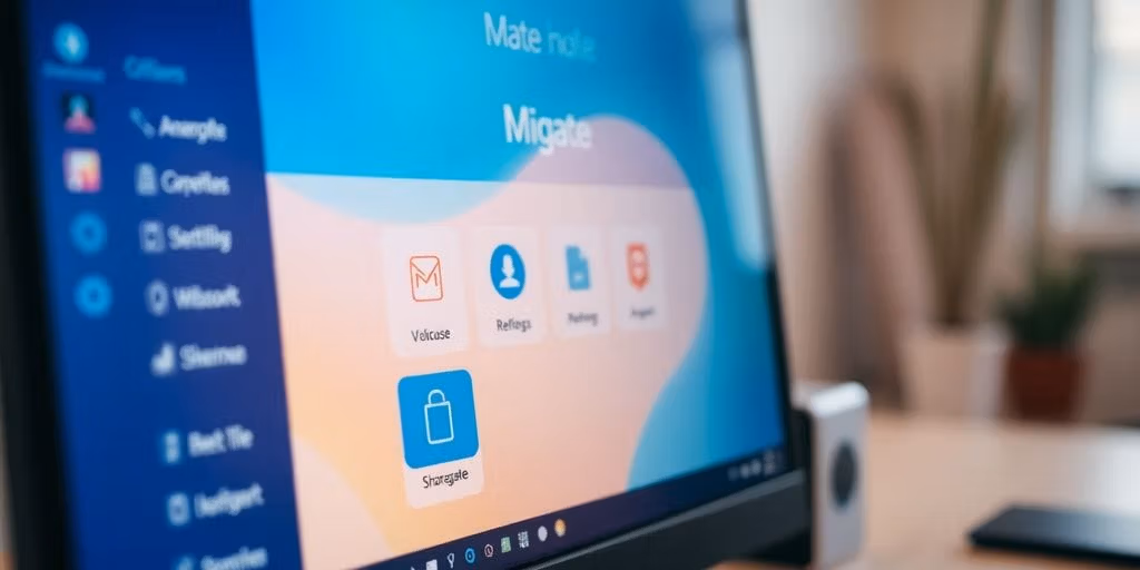 Computer screen showing Sharegate Migrate interface.