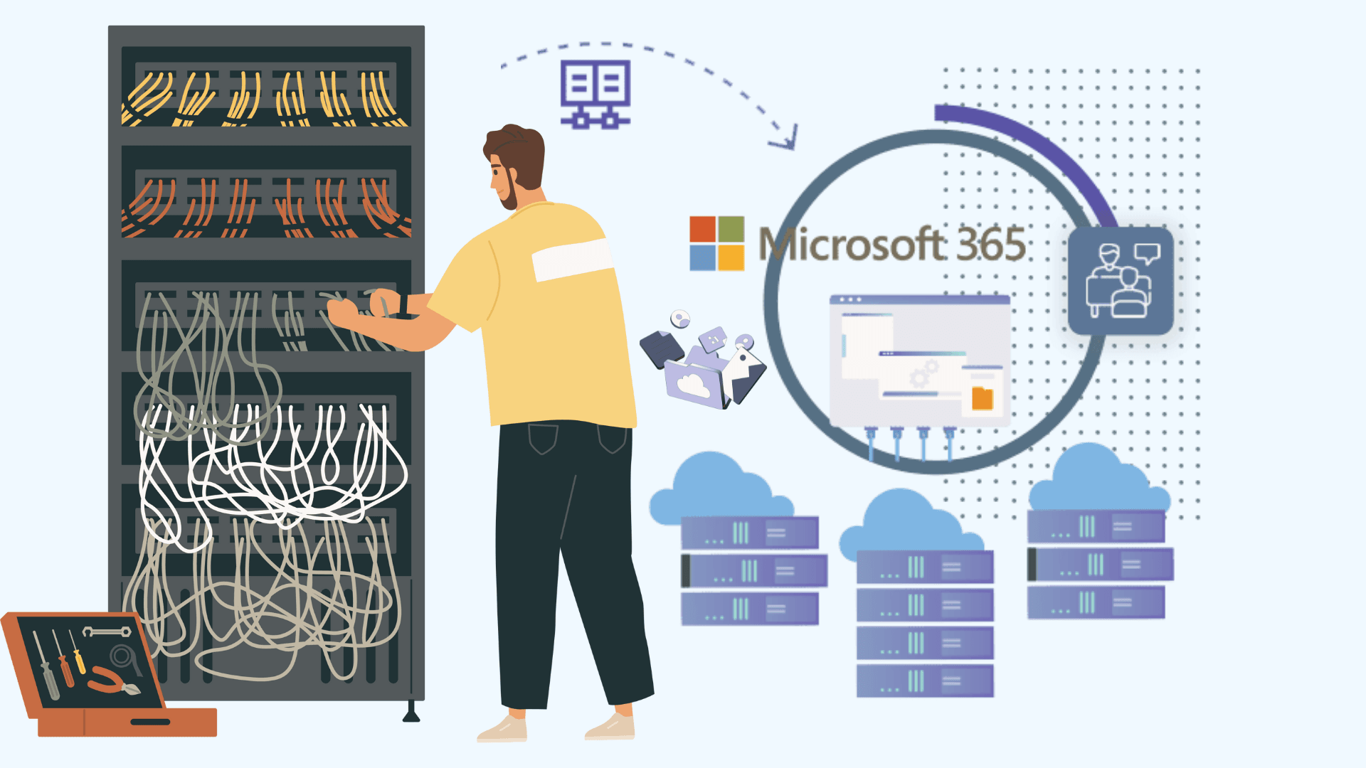 Case study_ Rackspace Hosted Exchange to Microsoft 365 migration for a telecommunications company in Arizona