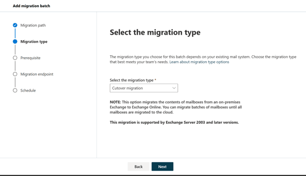 Cutover Migration