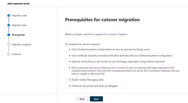 Cutover Migration