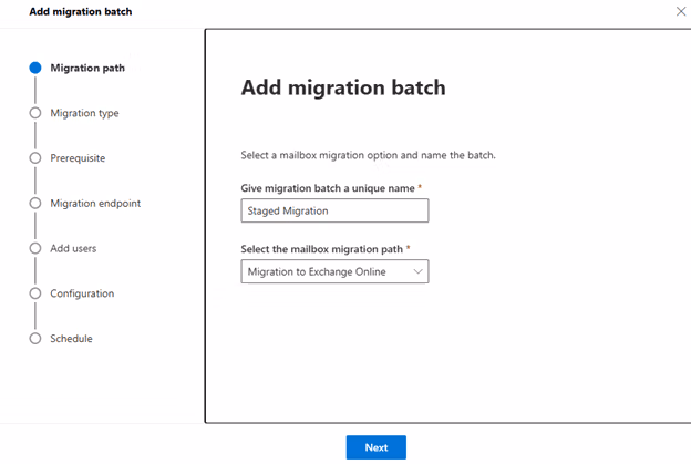Staged Migration