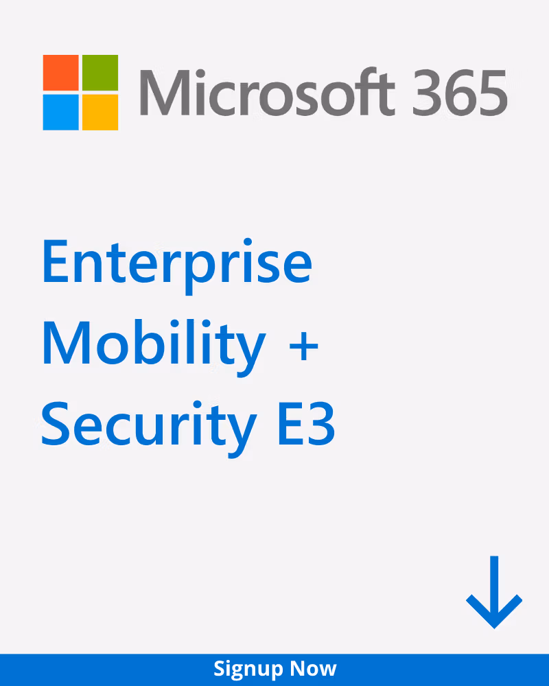 Enterprise Mobility + Security E3