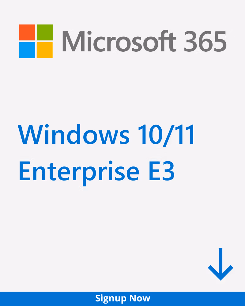 Windows 10/11 Enterprise E3