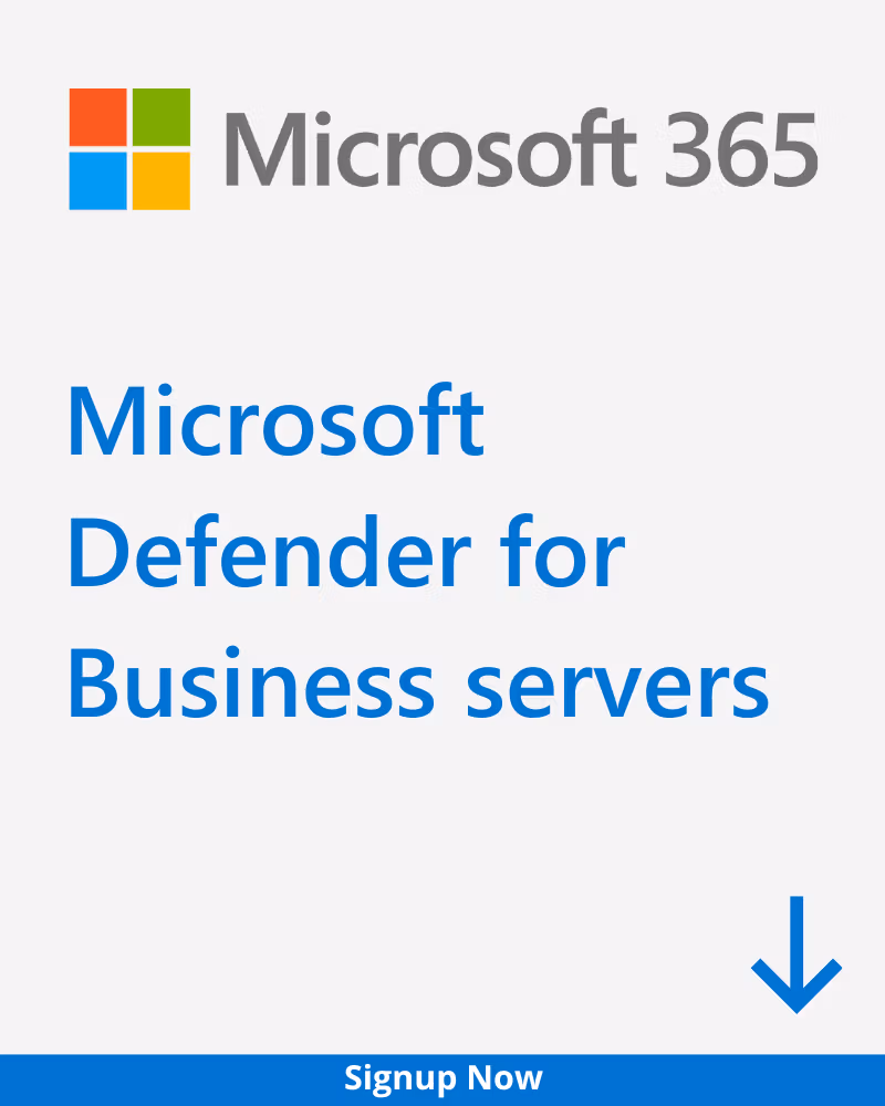 Microsoft Defender for Business servers
