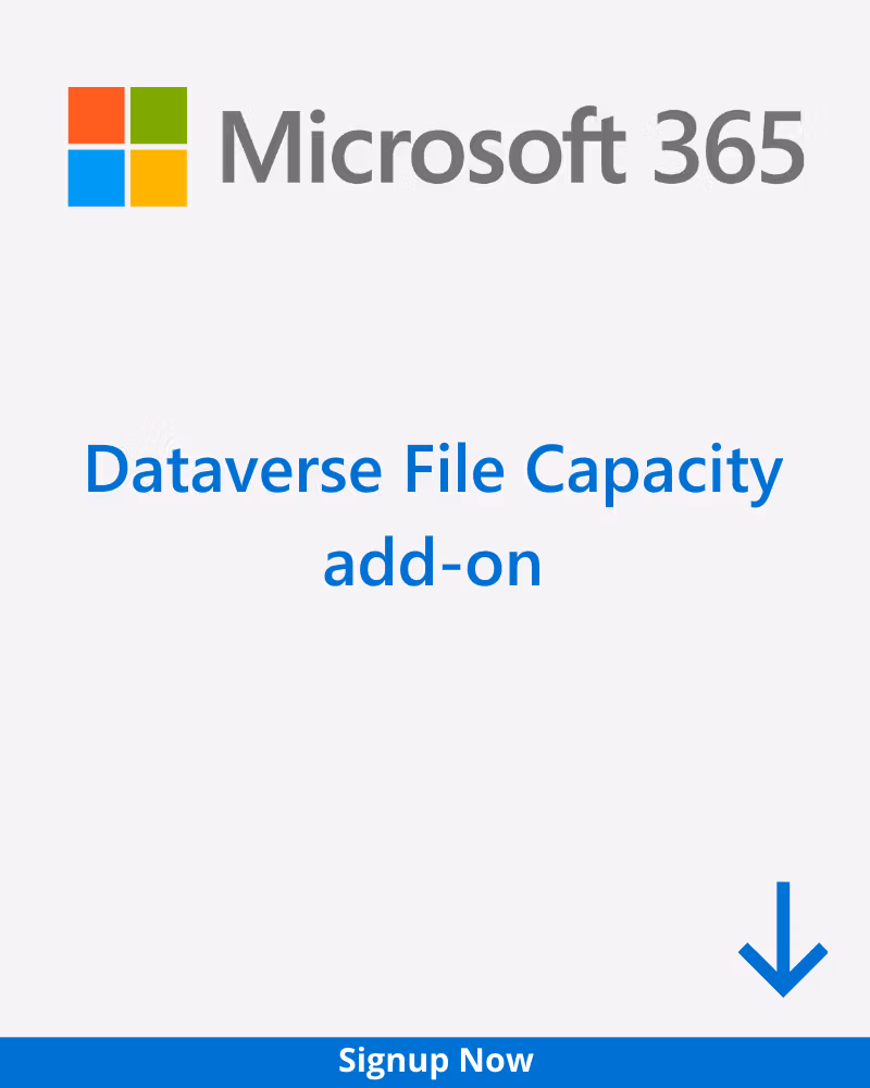 Dataverse File Capacity add-on