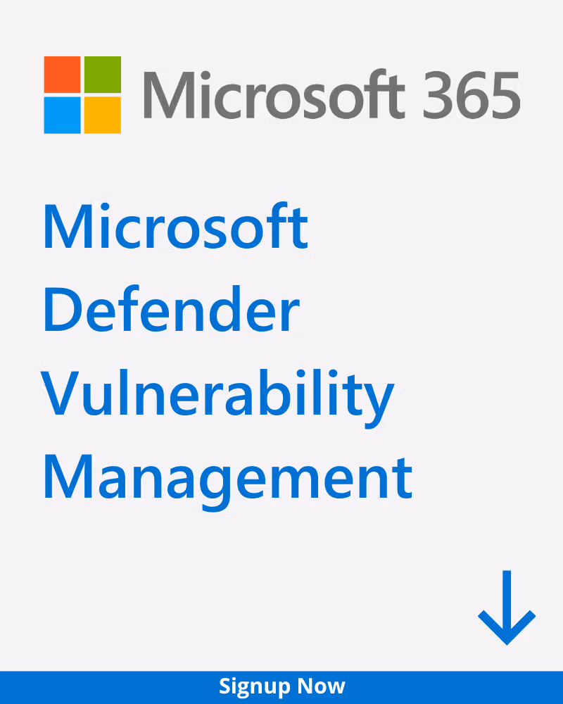 Microsoft Defender Vulnerability Management
